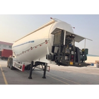 Aluminum Bulk Cement Powder Semi Trailer  50m3 for sale