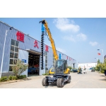 NEW Wheeled Excavator modified Auger Drill Rig