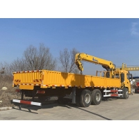 NEW Shacman F3000  Cargo truck mounted Straight crane 6x4  for sale| NEW-machinery